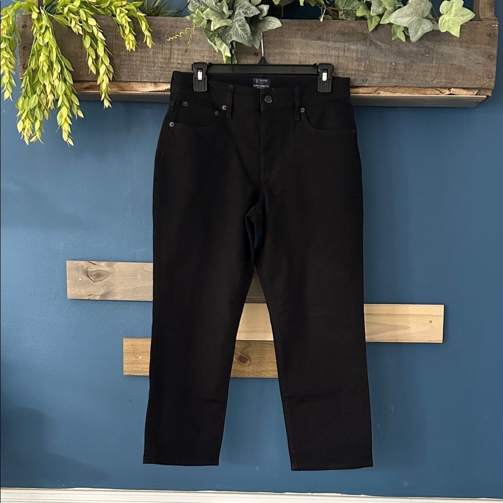 J. Crew‎ Women’s Black Curvy Essential Straight Jeans NWT 27P